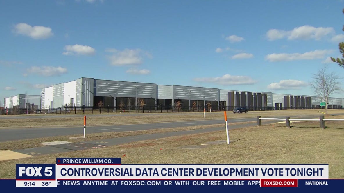 Controversial Prince William County data center development vote Tuesday